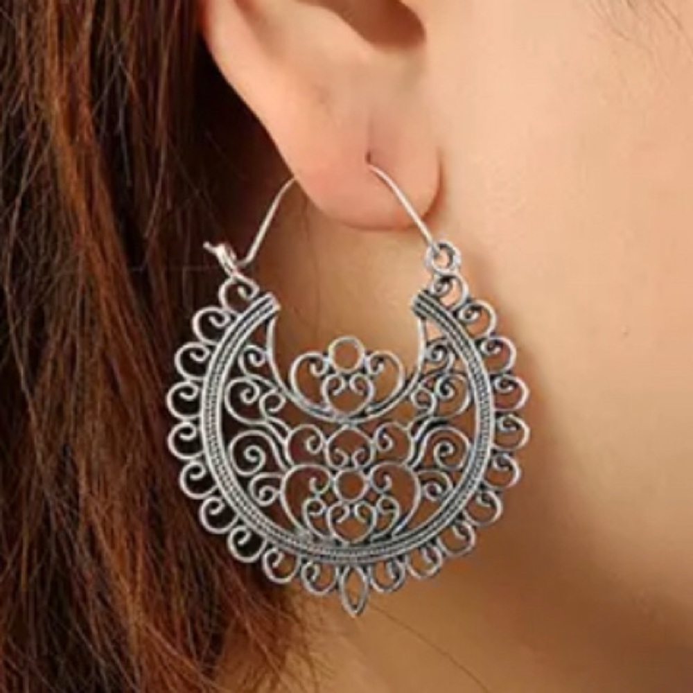 3/$30 Silver Bohemian Earrings